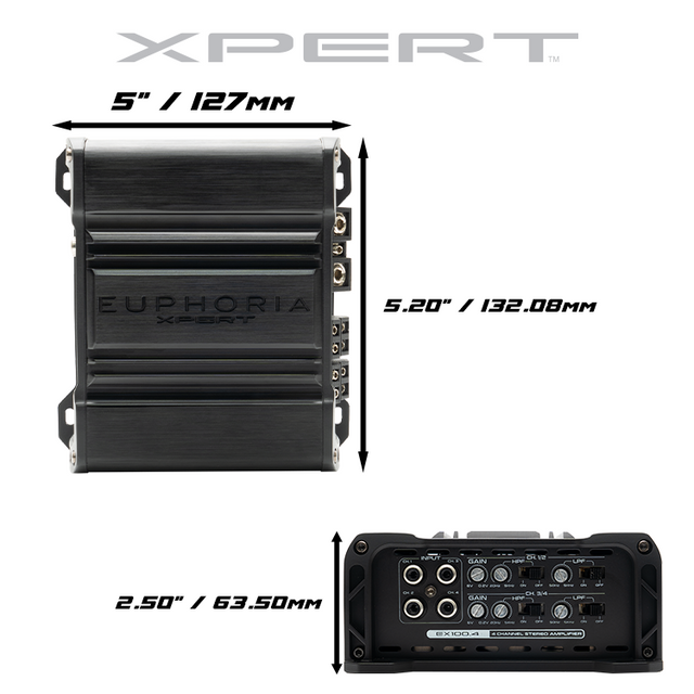 EX100.4 : 4 Channel Full Range Class D Amplifier