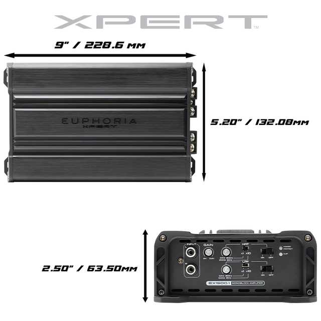 EX1500.1 : Full Range Class D Monoblock Amplifier
