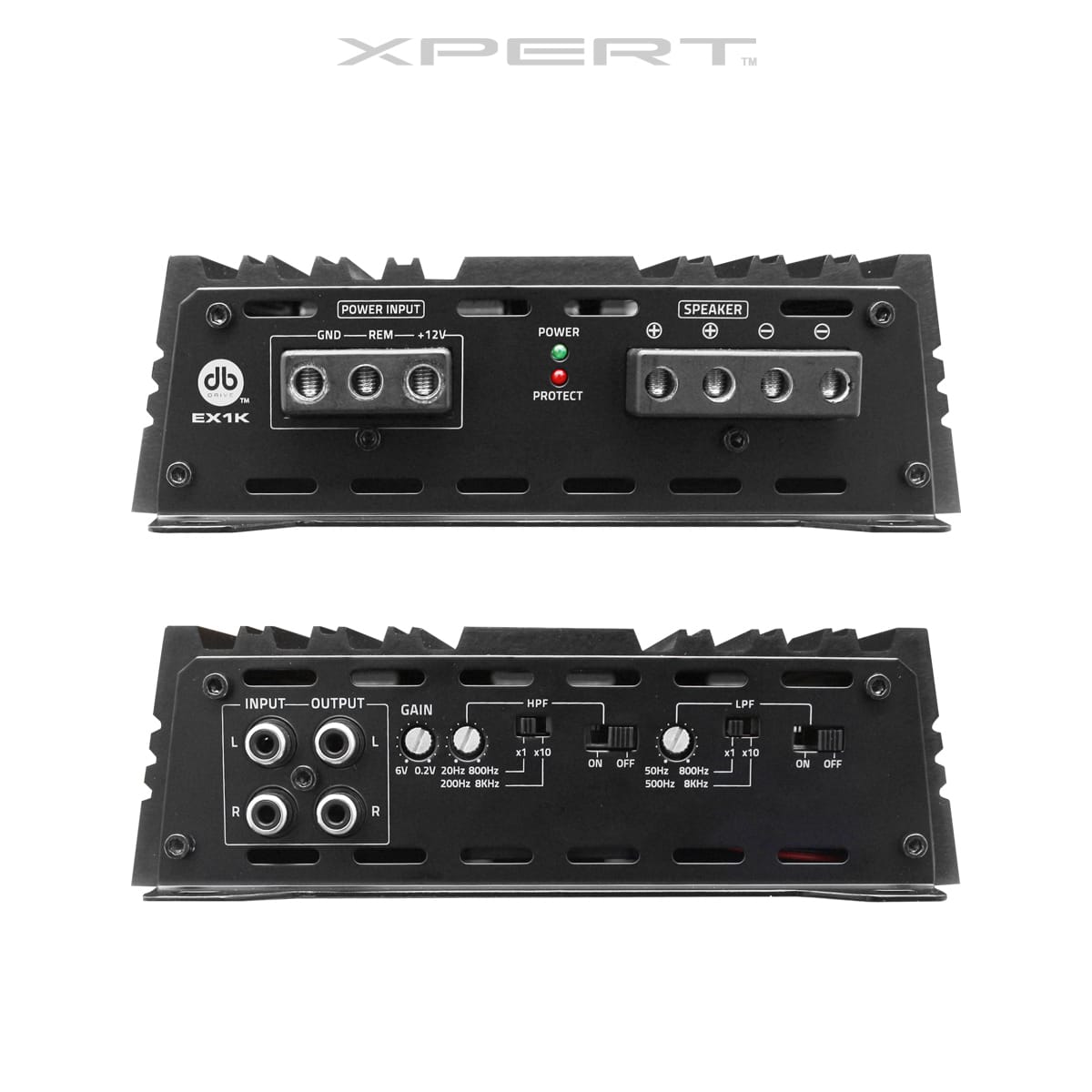 EX1K : Full Range Class D Mono Power Sports Amplifier – DB Drive