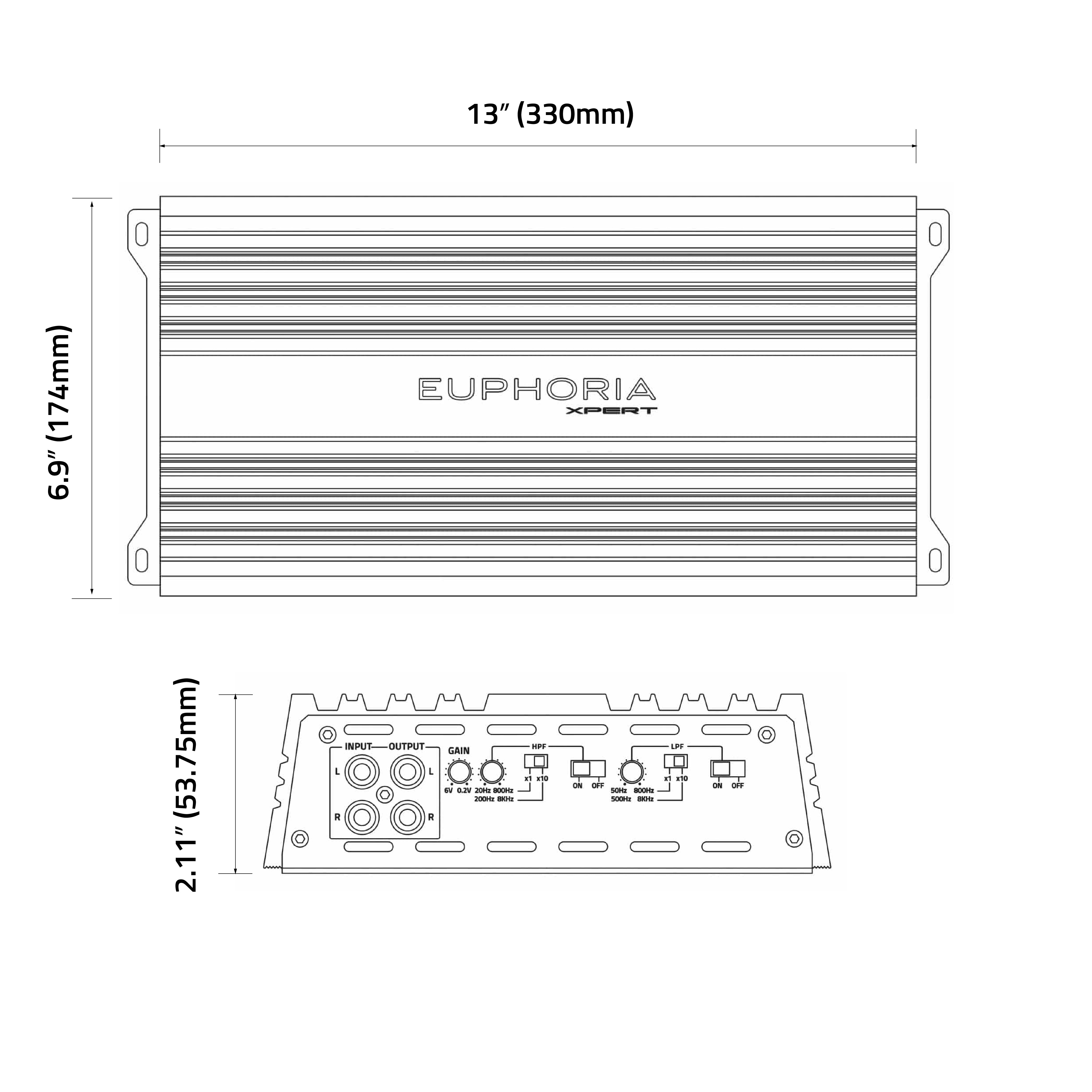 EX4.5 : Full Range Class D 5-Channel Amplifier – DB Drive