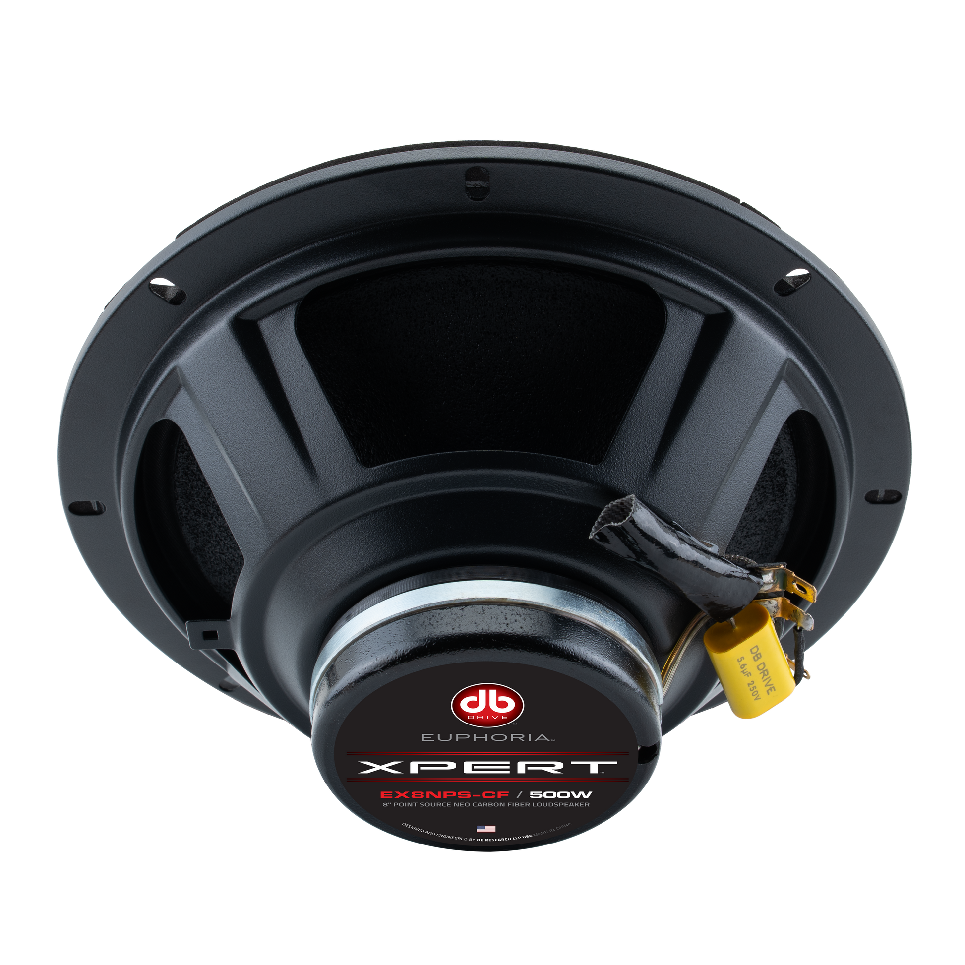 EX8NPS-CF : 8 in. 2-Way NEO Carbon Fiber Point Source Loudspeaker EX8NPS-CF : 8 in. 2-Way NEO Carbon Fiber Point Source Loudspeaker