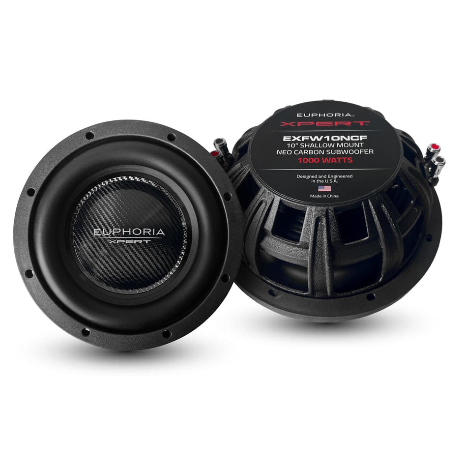 EXFW10NCF : 10 in. Carbon Fiber NEO Shallow Woofer