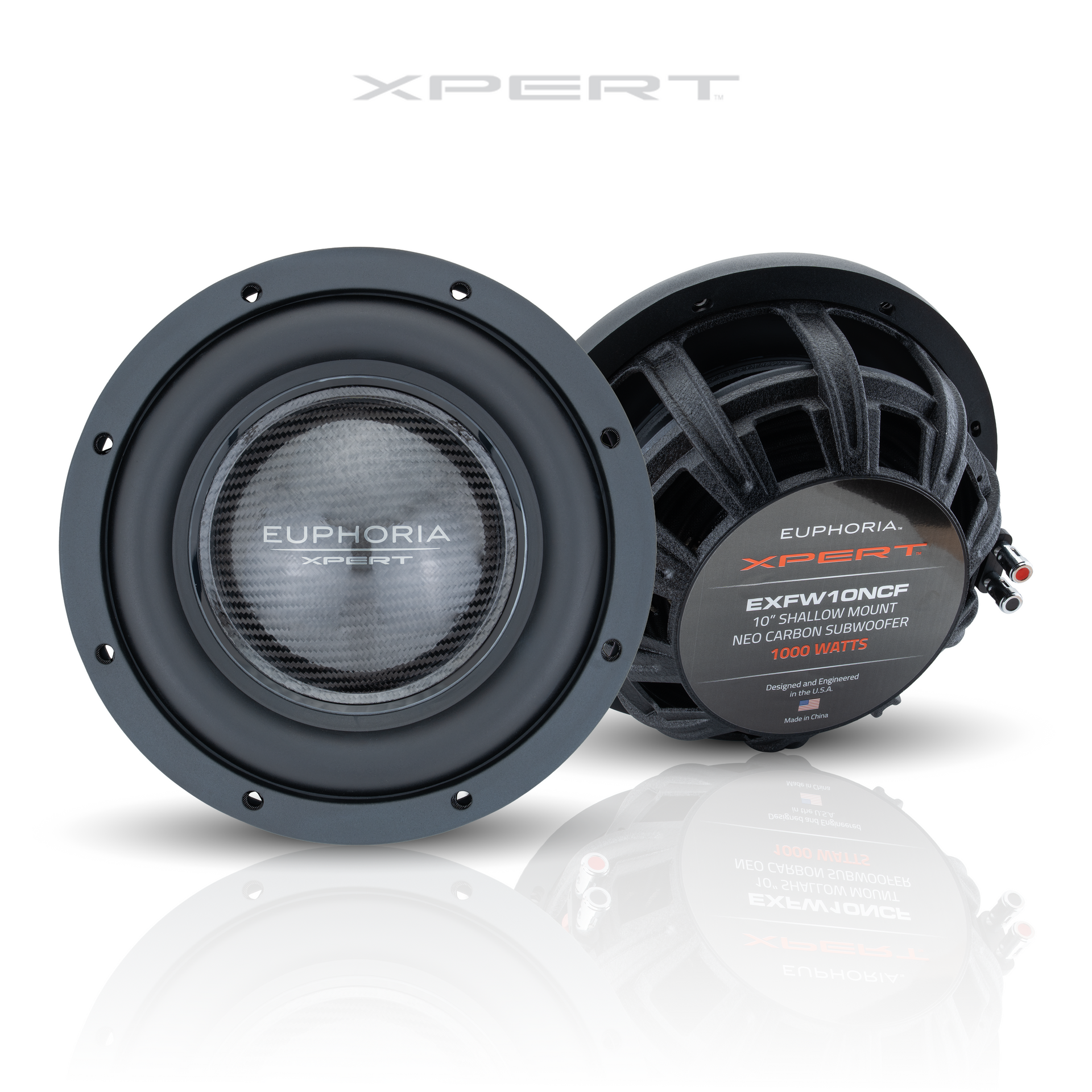 EXFW10NCF : 10 in. NEO Carbon Fiber Shallow Woofer – DB Drive