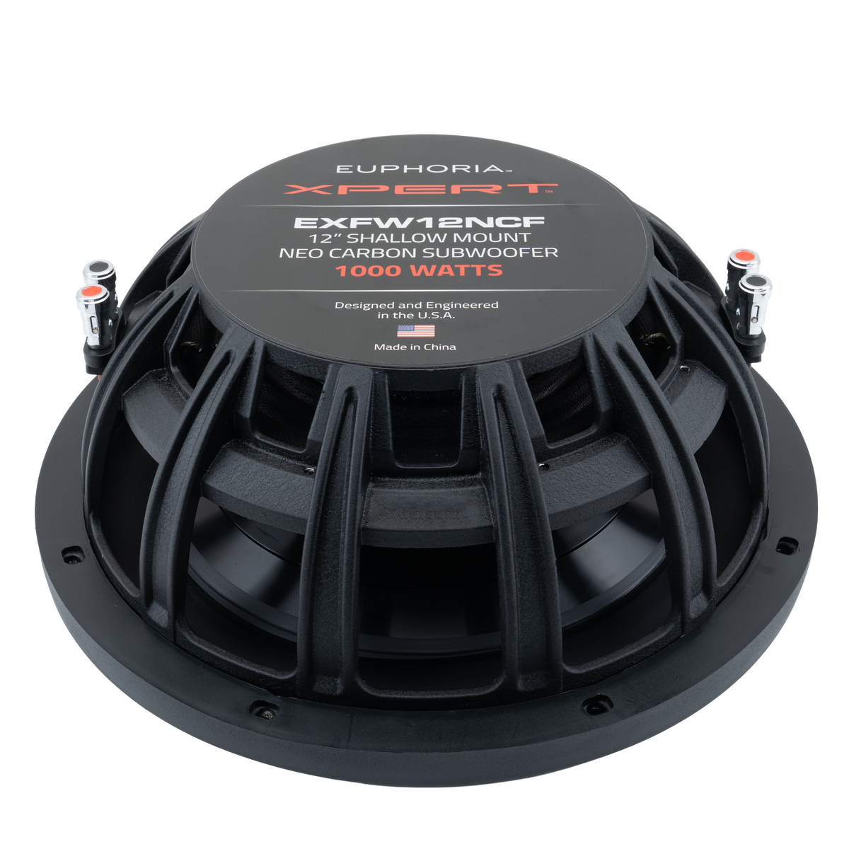 EXFW12NCF : 12in NEO Carbon Fiber Shallow Woofer – DB Drive EXFW12NCF : 12in NEO Carbon Fiber Shallow Woofer – DB Drive