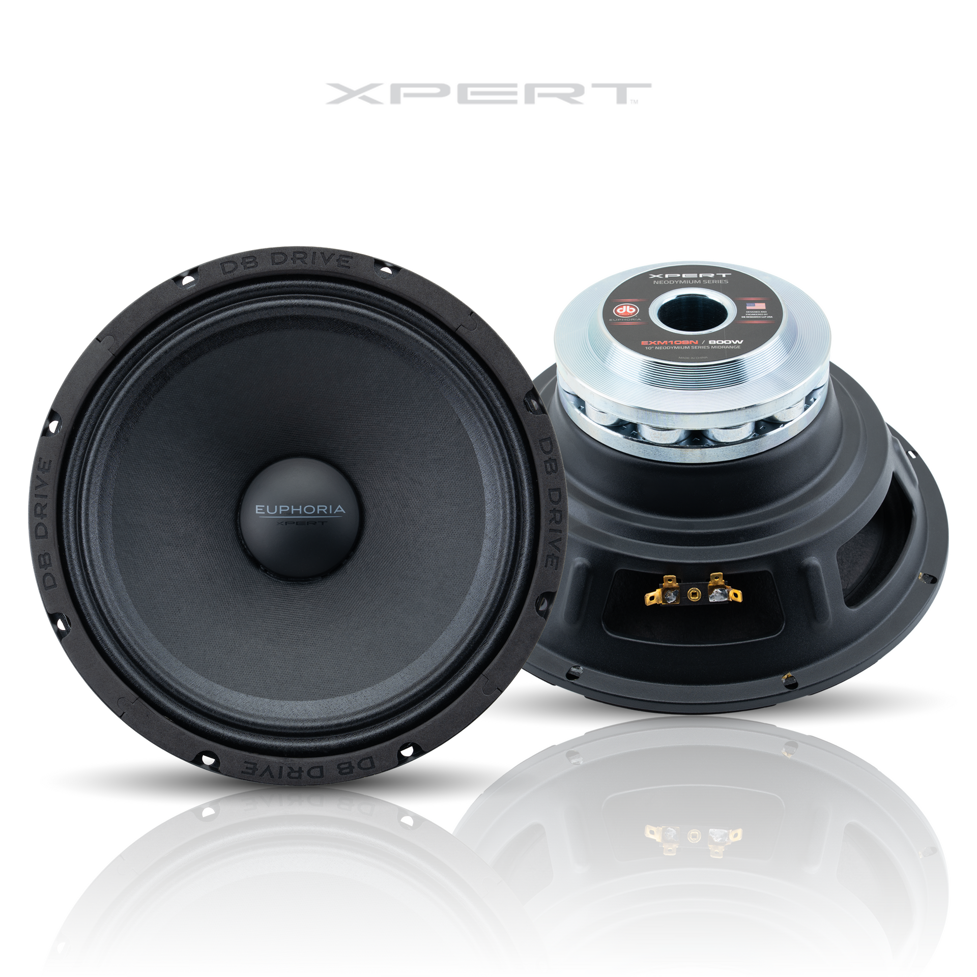 EXM10SN : 10 in. NEO Midrange - Stamped Frame – DB Drive