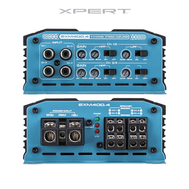 EXM400.4 : 4-Channel Class D Mini Amplifier