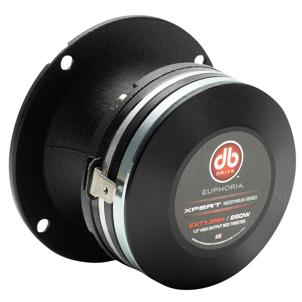 EXT1.5NH : 1.5 in. Mini NEO Horn Tweeter (Single) – DB Drive EXT1.5NH : 1.5 in. Mini NEO Horn Tweeter (Single) – DB Drive