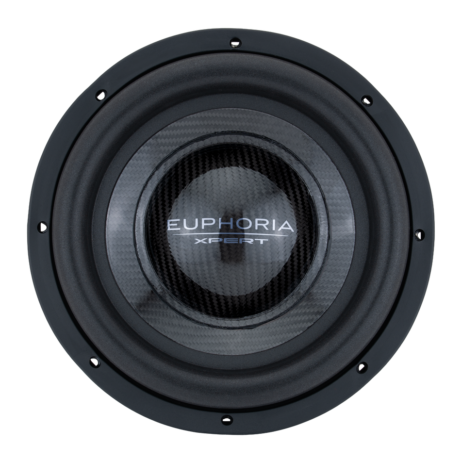 EXW10CF : 10 in. Dual 2-Ohm Carbon Fiber Subwoofer With Ferrite Magnet
