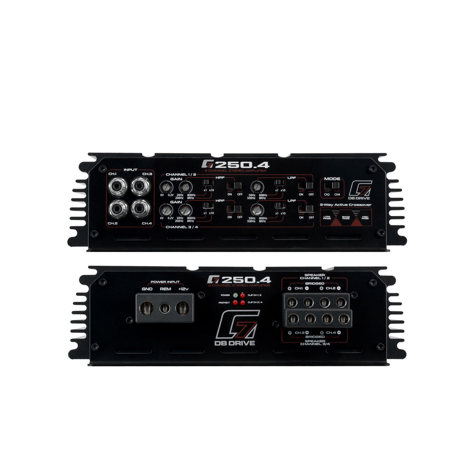 G7 250.4 :  4 Channel Amplifier