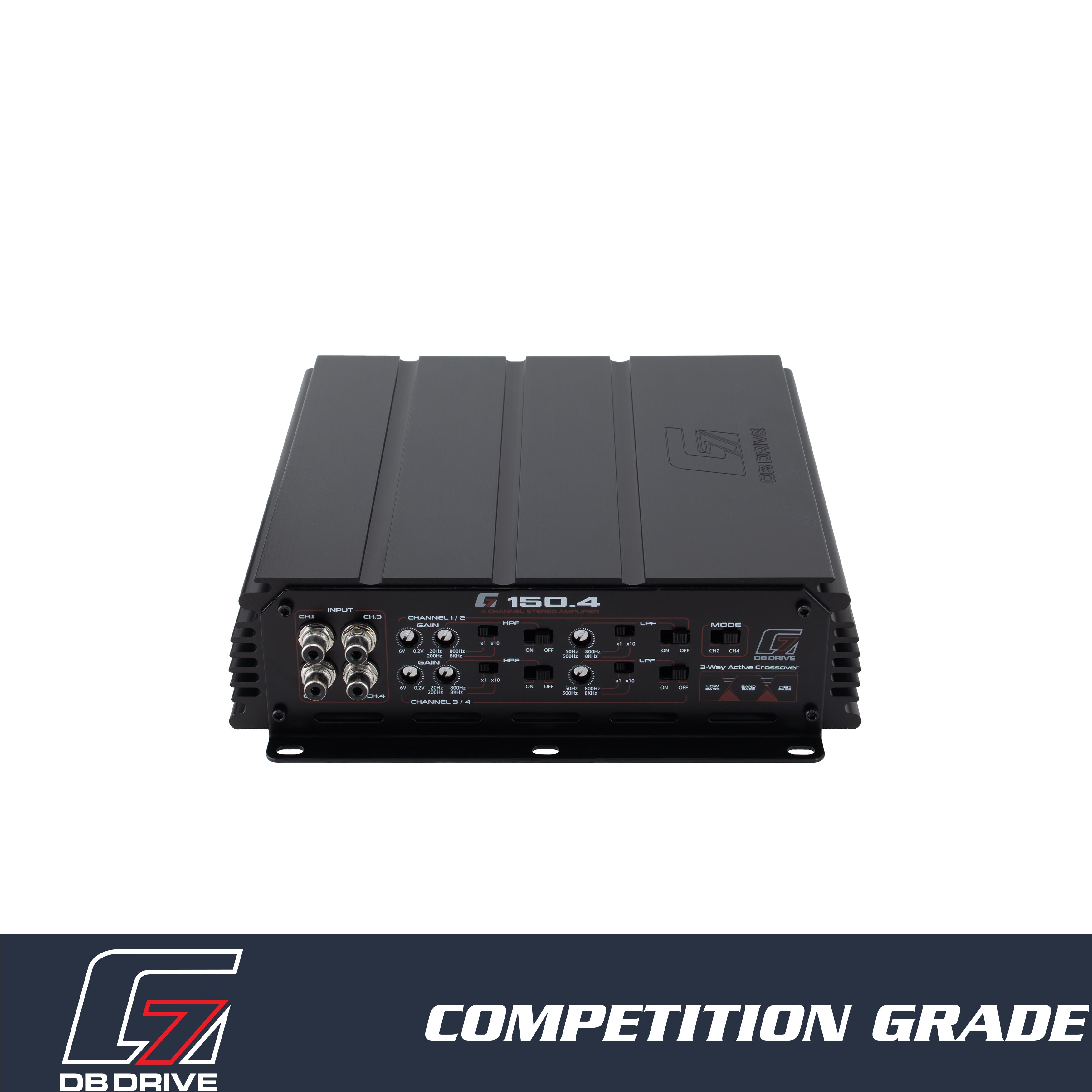 G7 150.4 : 4-Channel Class D Amplifier – DB Drive