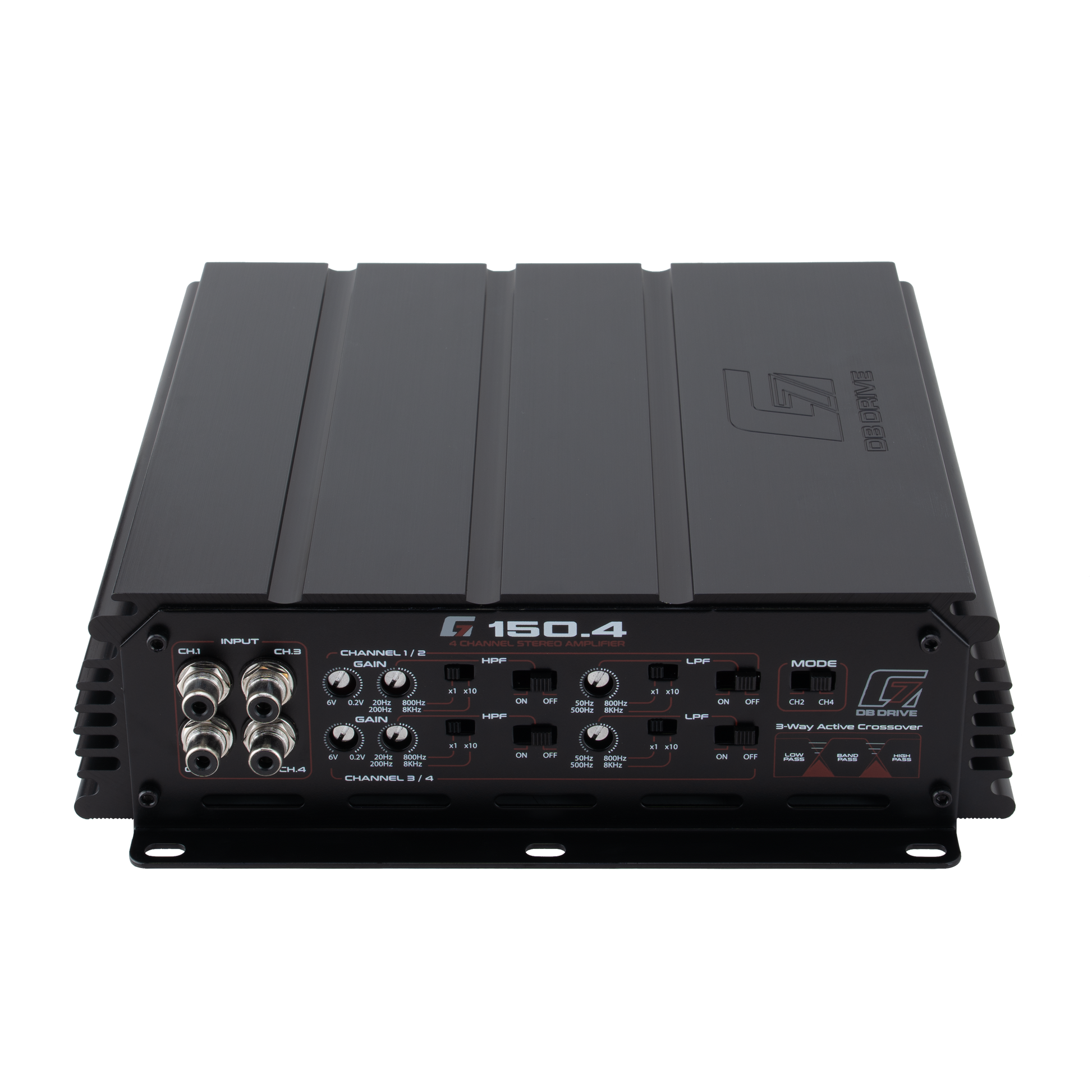G7 150.4 : 4-Channel Class D Amplifier – DB Drive
