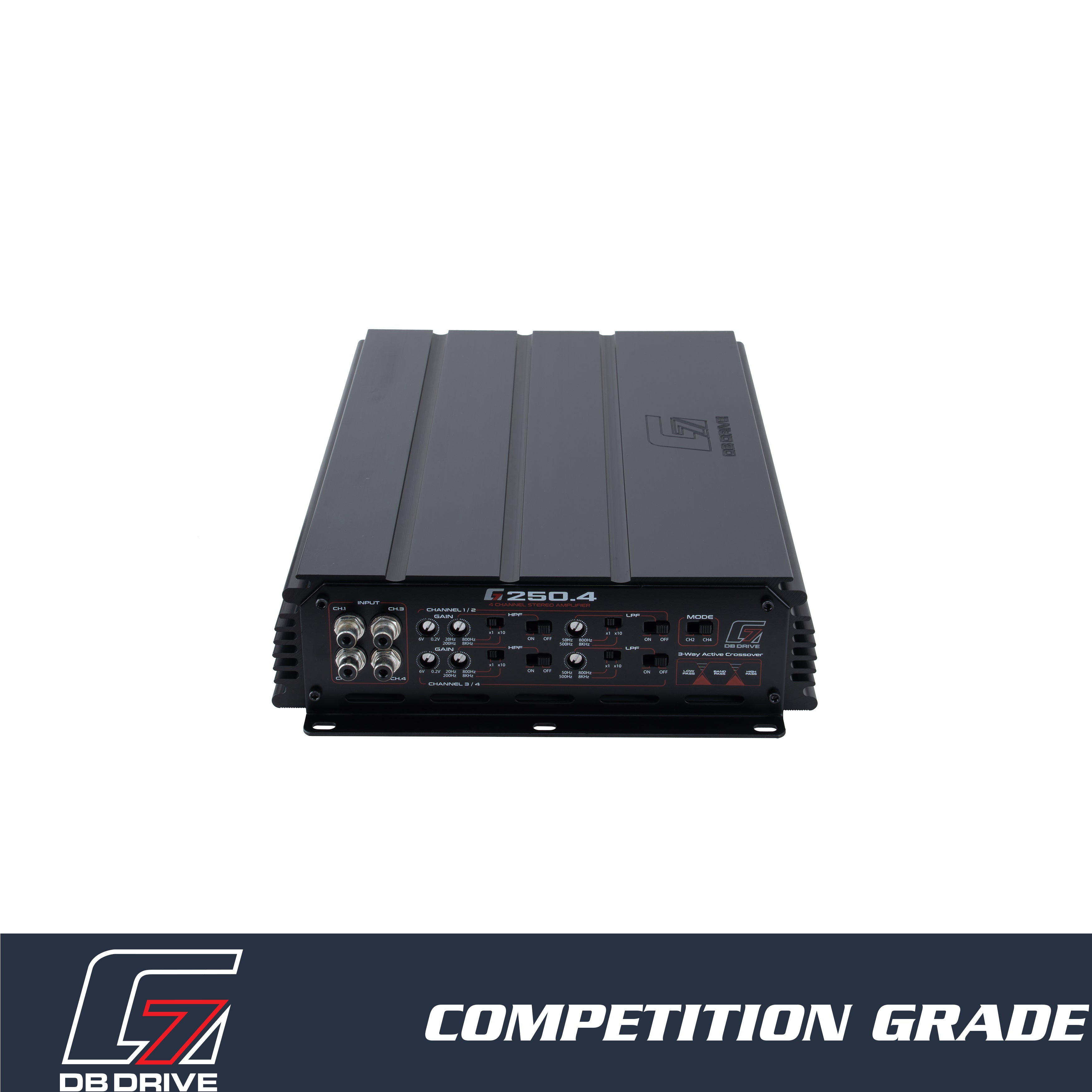 G7 250.4 : 4-Channel Class D Amplifier – DB Drive