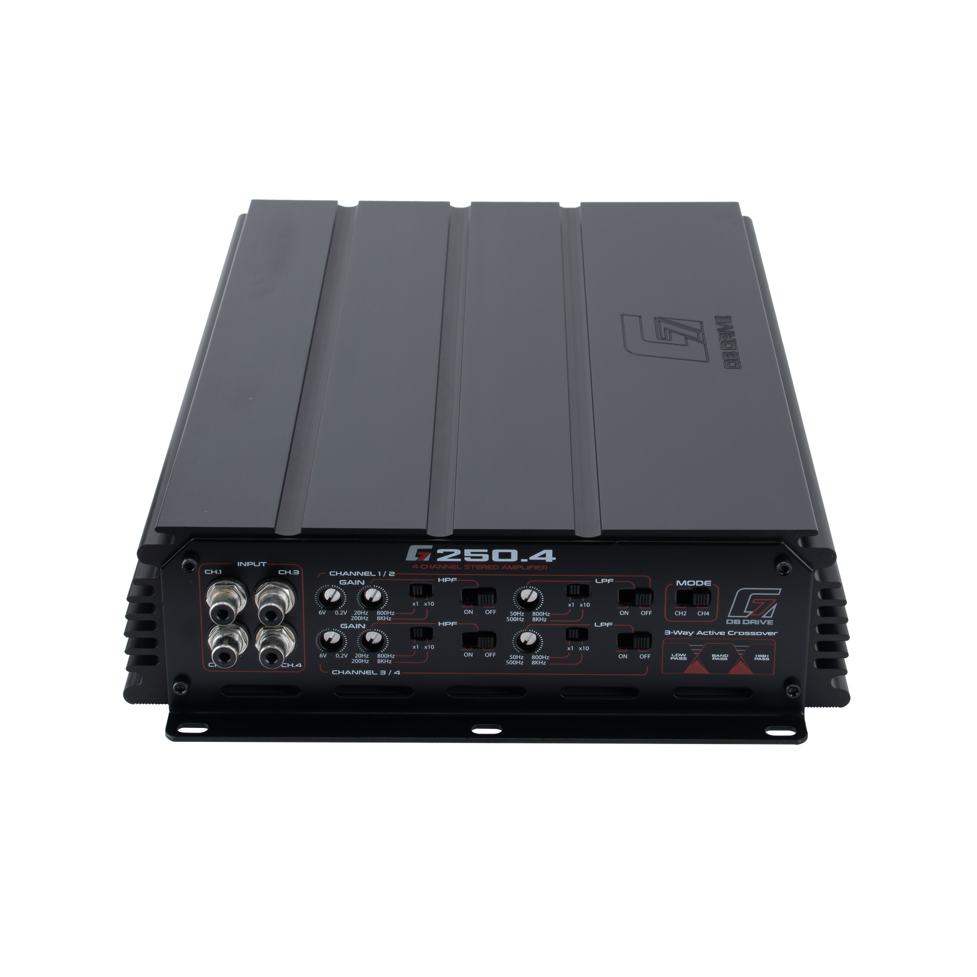 G7 250.4 : 4-Channel Class D Amplifier – DB Drive