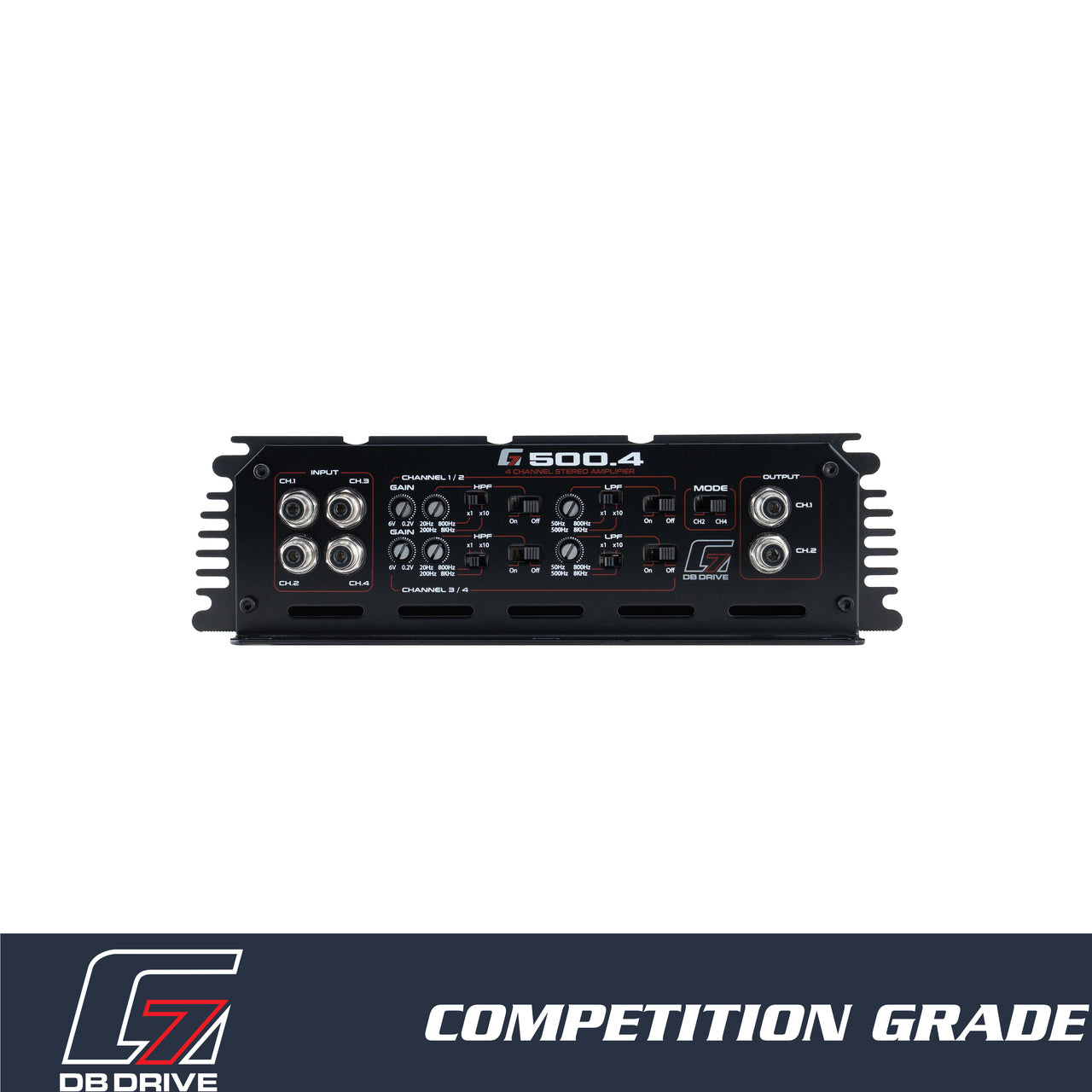 G7 500.4 : 4-Channel Class D Amplifier