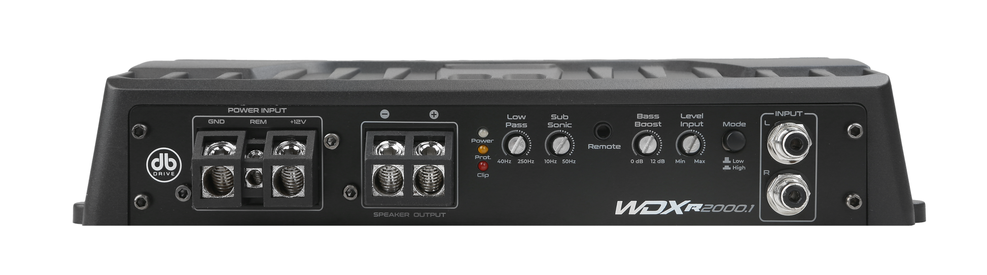 WDX-R2000.1 : WDX Reference Class-D Mono Amplifier – DB Drive
