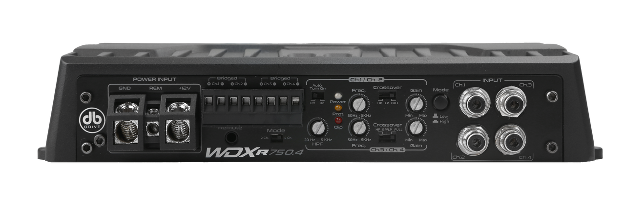 WDX-R750.4 : WDX Reference Class-D 4 Channel Amplifier
