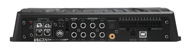 WDX-R1200.8-DSP : WDX Reference Class-D 8 Channel Amplifier with DSP