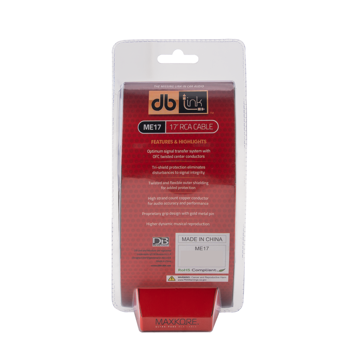 ME17 : Maxkore E Series 17 ft. RCA Cable – DB Drive