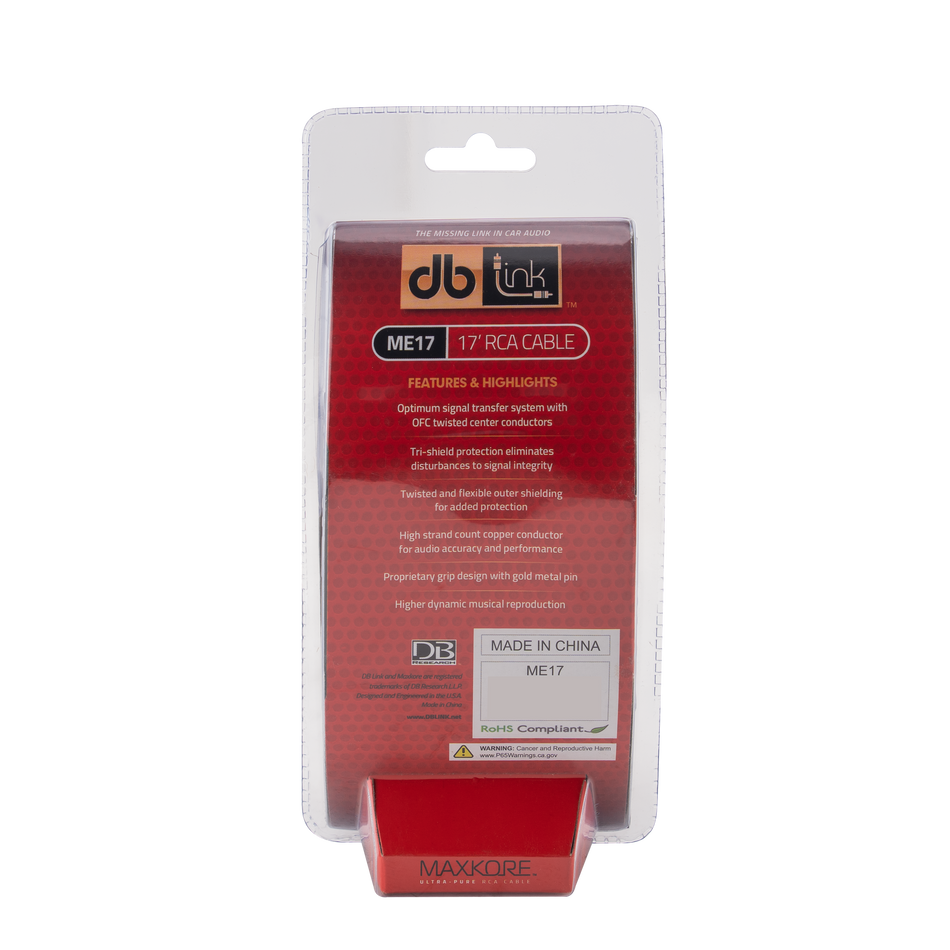 ME6 : Maxkore E Series 6ft RCA Cable – DB Drive