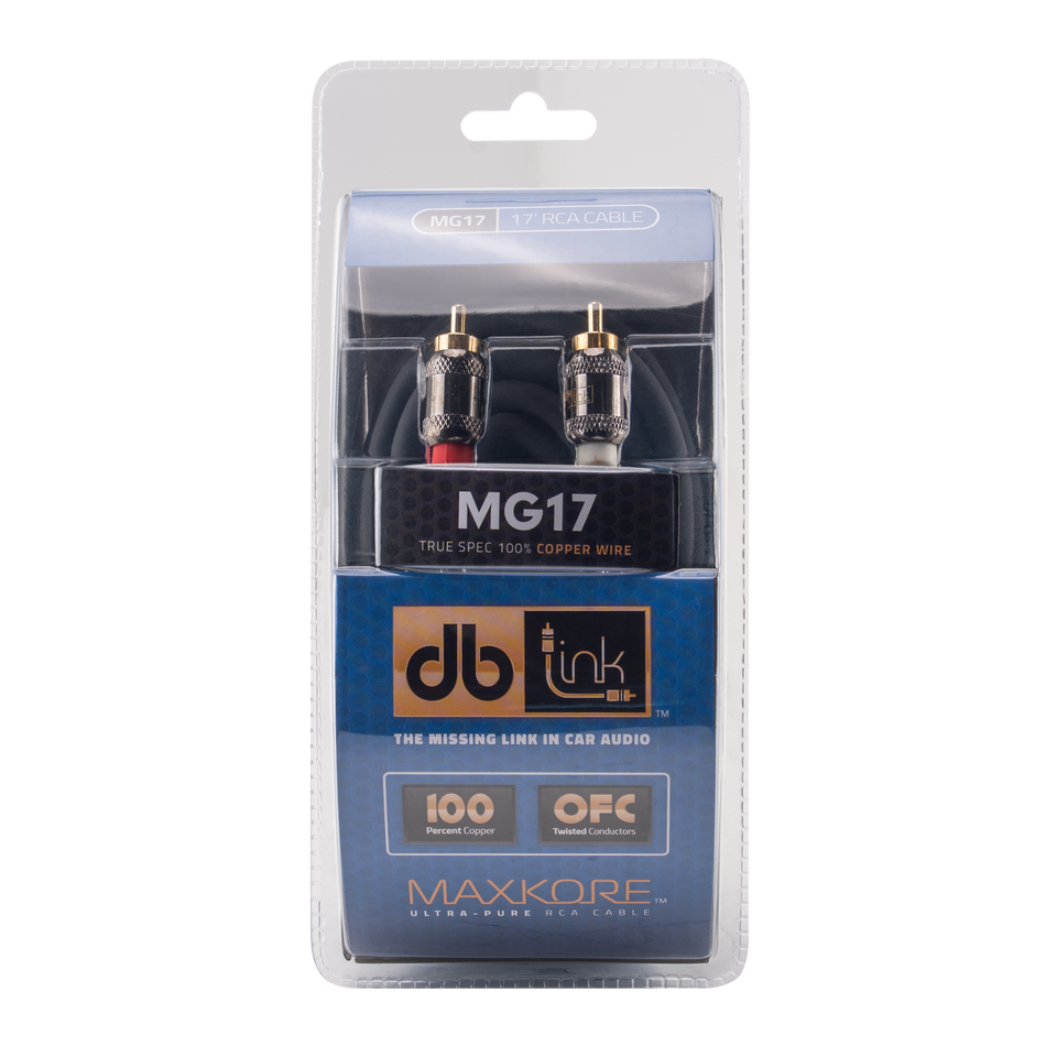 MG17 : Maxkore G Series 17 ft. RCA Cable