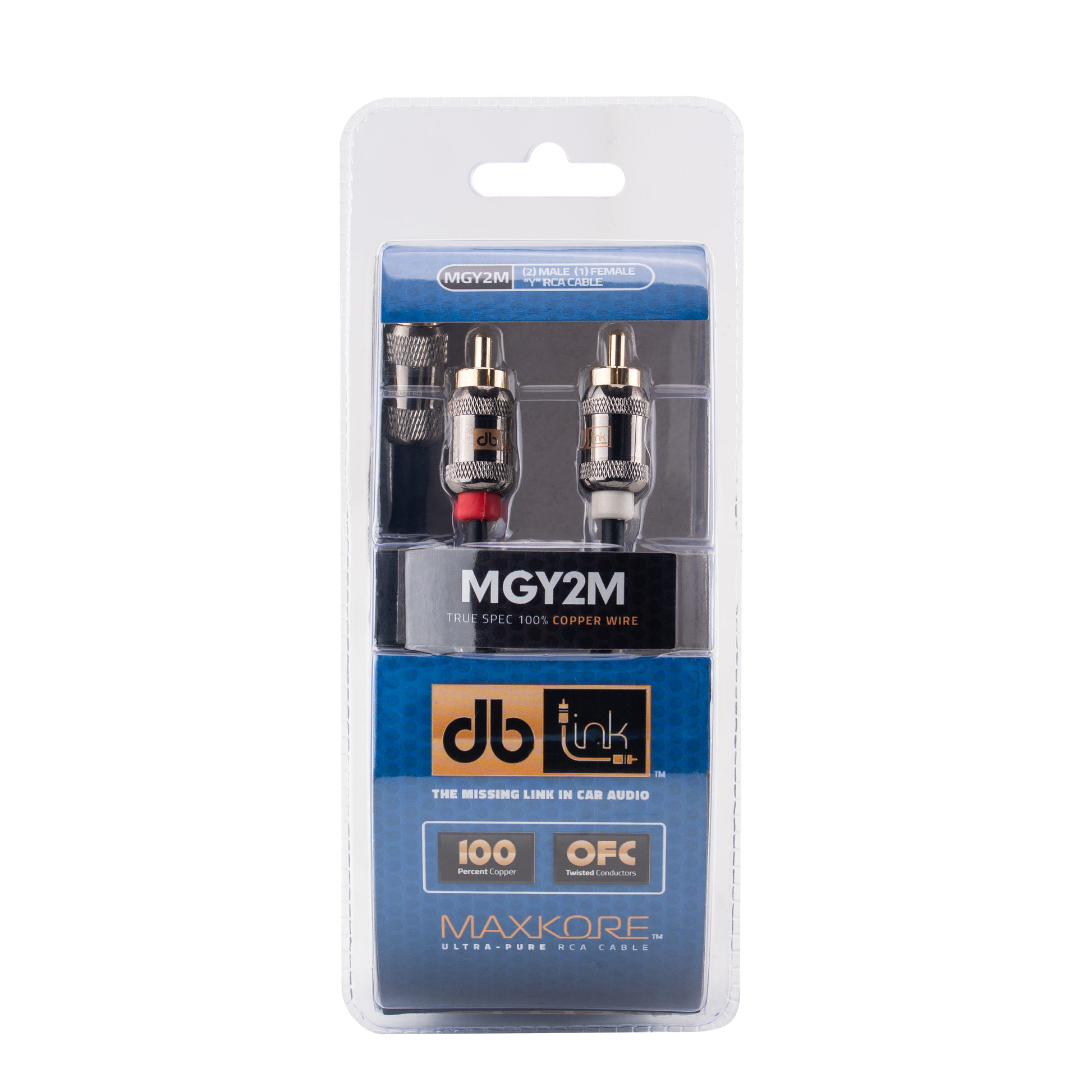 MGY2M : Maxkore G Series 1 Female To 2 Male RCA Cable – DB Drive