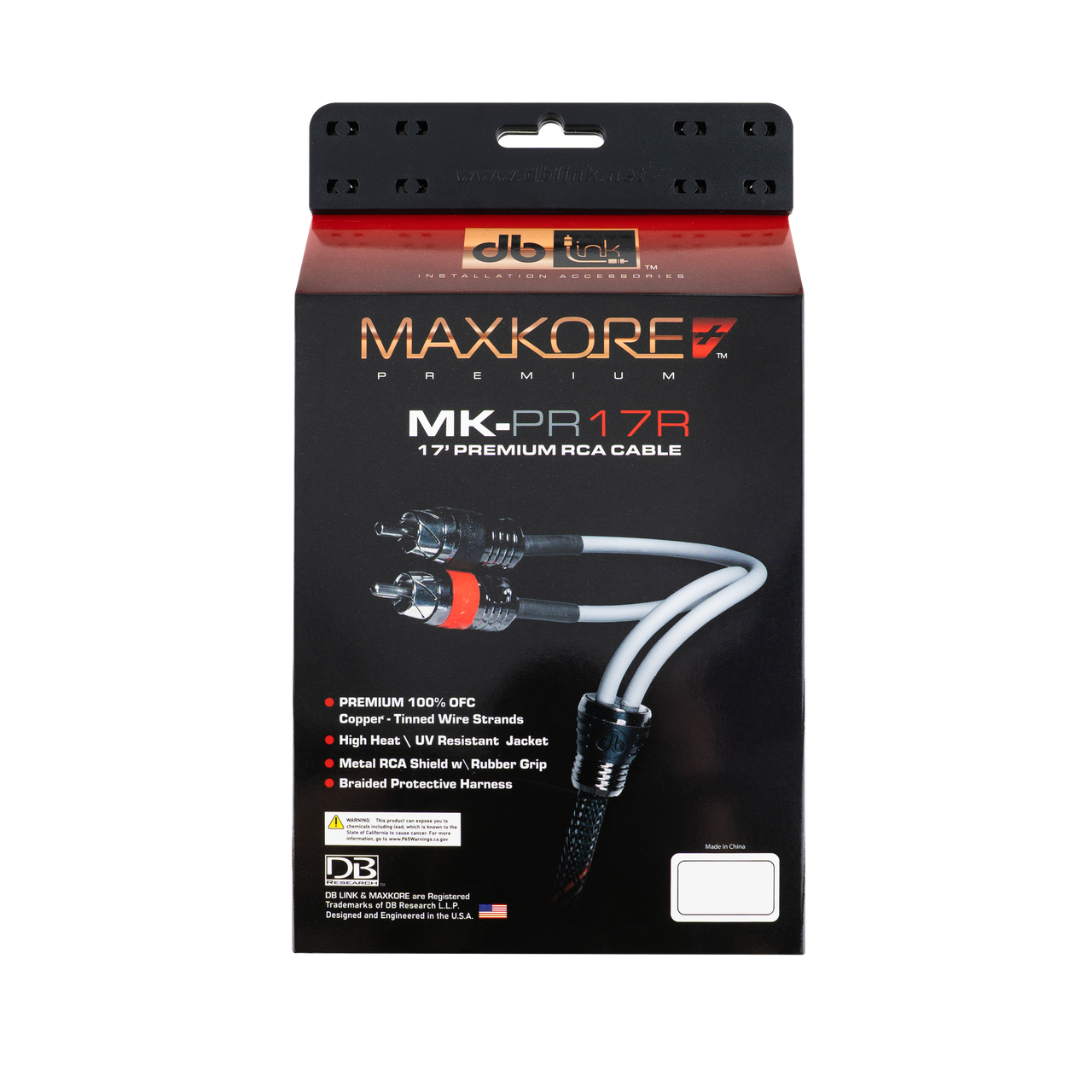 MK-PR17R : 17' Maxkore+ Premium Quad Shield, 100% OFC, TINNED Anti-Corrosive RCA