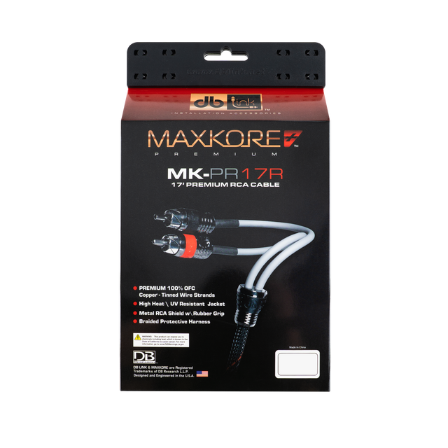 MK-PR17R : 17' Maxkore+ Premium Quad Shield, 100% OFC, TINNED Anti-Corrosive RCA