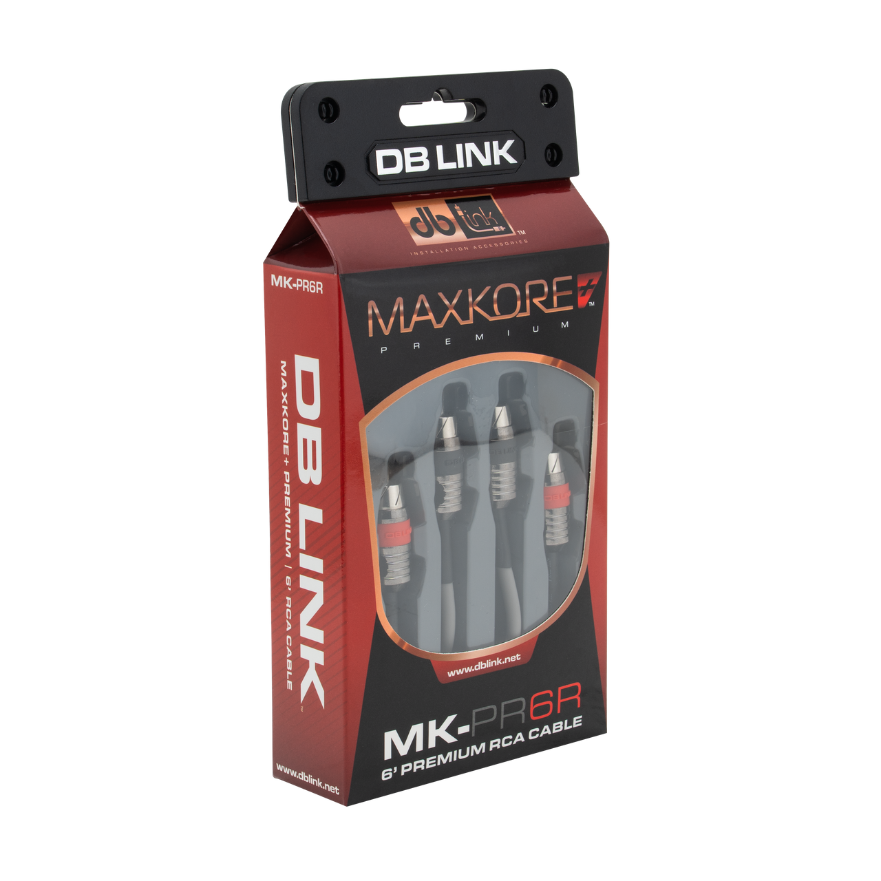 MK-PR6R : 6' Maxkore+ Premium Quad Shield, 100% OFC, TINNED Anti-Corrosive RCA