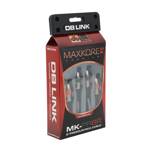 MK-PR6R : 6' Maxkore+ Premium Quad Shield, 100% OFC, TINNED Anti-Corrosive RCA