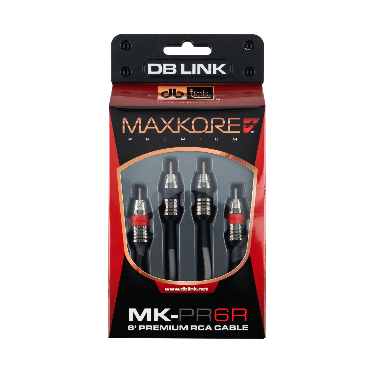 MK-PR6R : 6' Maxkore+ Premium Quad Shield, 100% OFC, TINNED Anti-Corrosive RCA