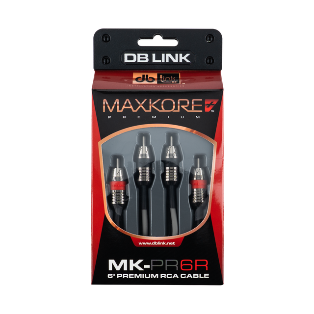 MK-PR6R : 6' Maxkore+ Premium Quad Shield, 100% OFC, TINNED Anti-Corrosive RCA