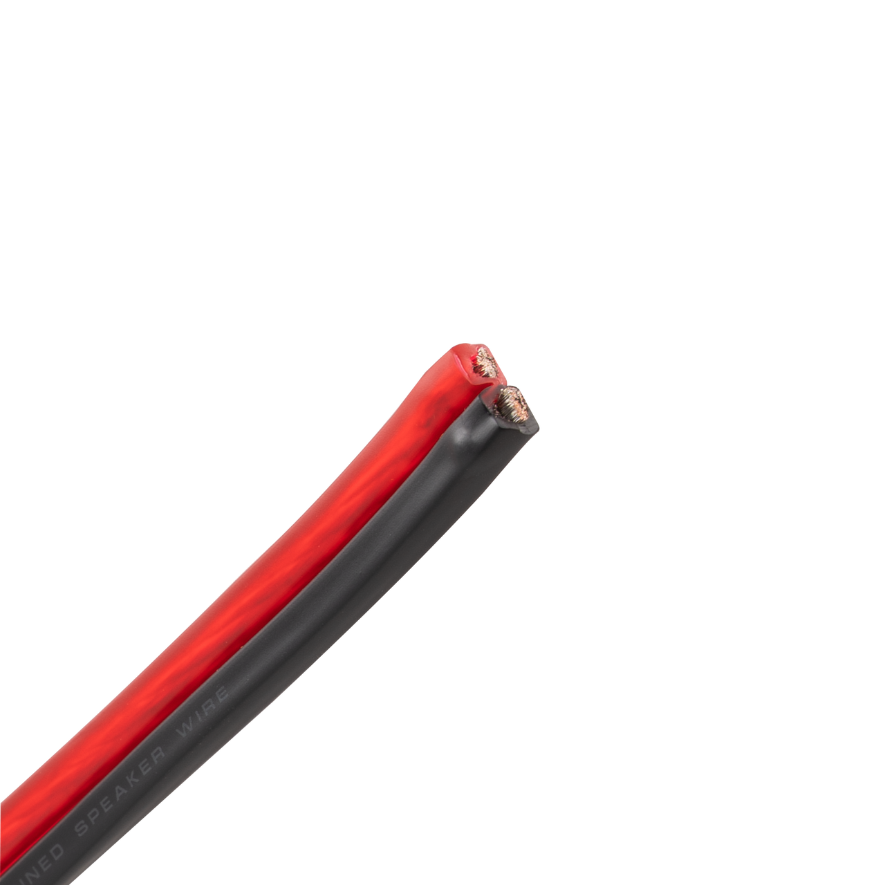 MK-PRS12RB25 : 25' 12 AWG Maxkore+ Premium Red/Black Speaker Wire 100% OFC, TINNED Anti-Corrosive