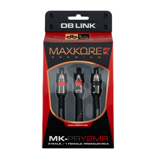 MK-PRY2MR : Maxkore+ Premium Quad Shield, 100% OFC, TINNED Anti-Corrosive RCA Ys 2M/1F
