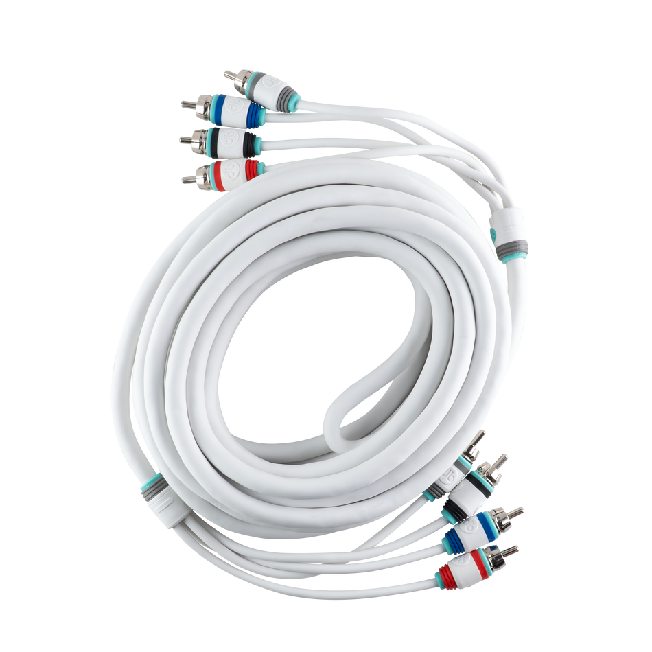 MKMR4-25 : 25' 4 Channel Maxkore Marine 100% OFC, Tinned Anti-Corrosive RCA
