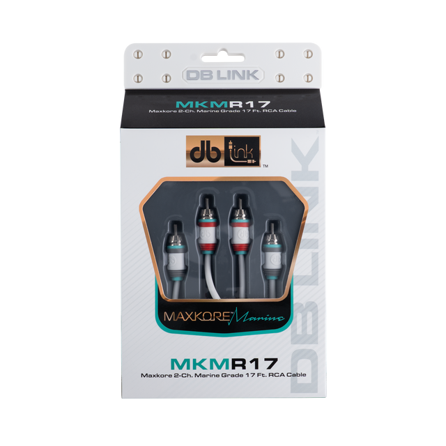 MKMR17 : 17' Maxkore Marine 100% OFC, Tinned Anti-Corrosive RCAs