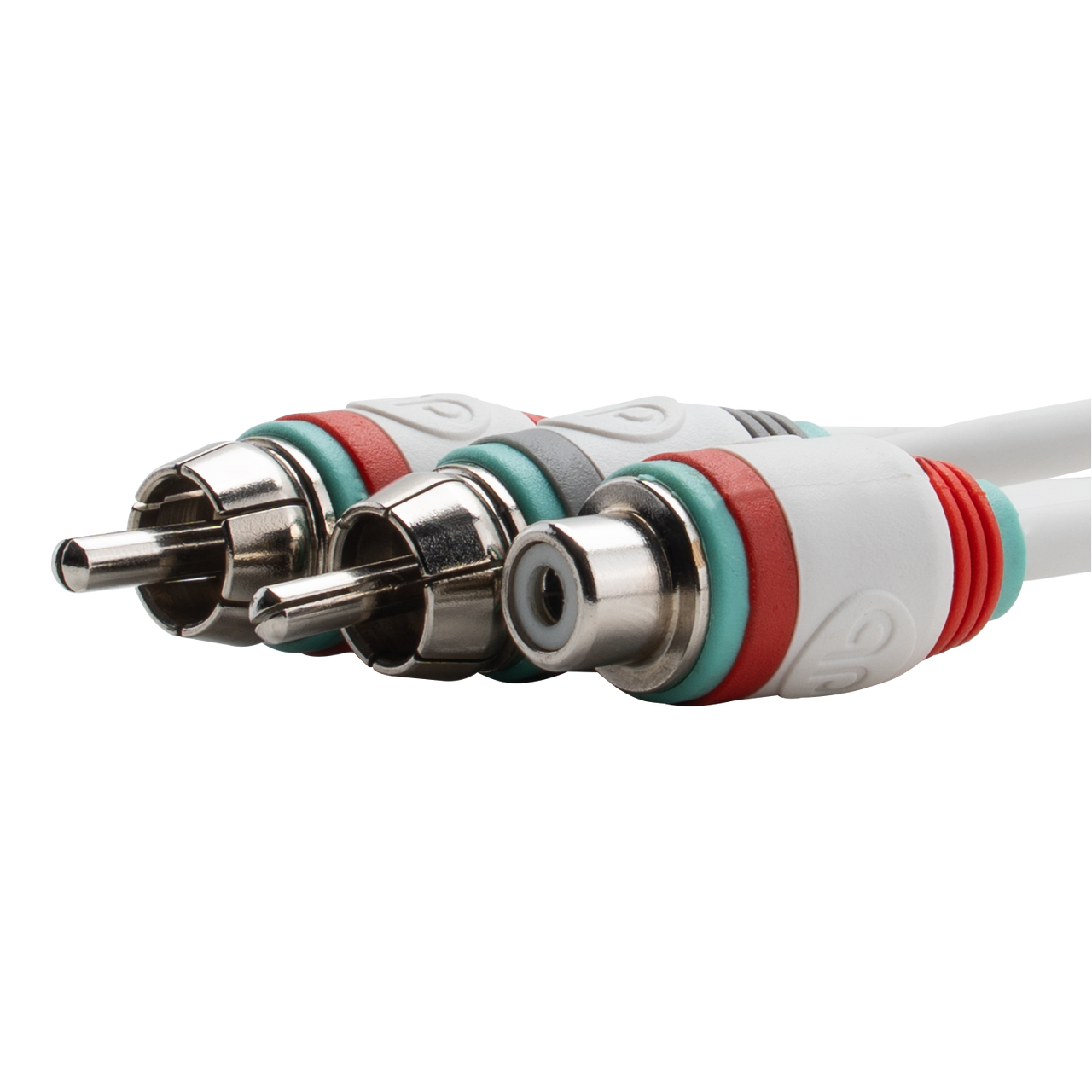 MKMR1F2M : Maxkore Marine 100% OFC, Tinned Anti-Corrosive RCAs Ys 1F/2M