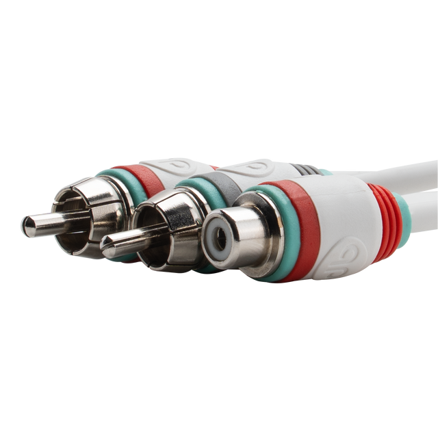 MKMR1F2M : Maxkore Marine 100% OFC, Tinned Anti-Corrosive RCAs Ys 1F/2M