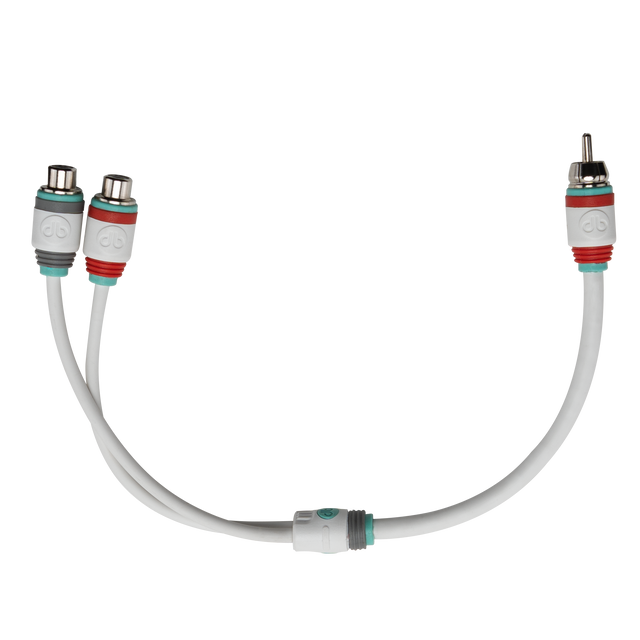 MKMR1M2F : Maxkore Marine 100% OFC, Tinned Anti-Corrosive RCAs Ys 1M/2F