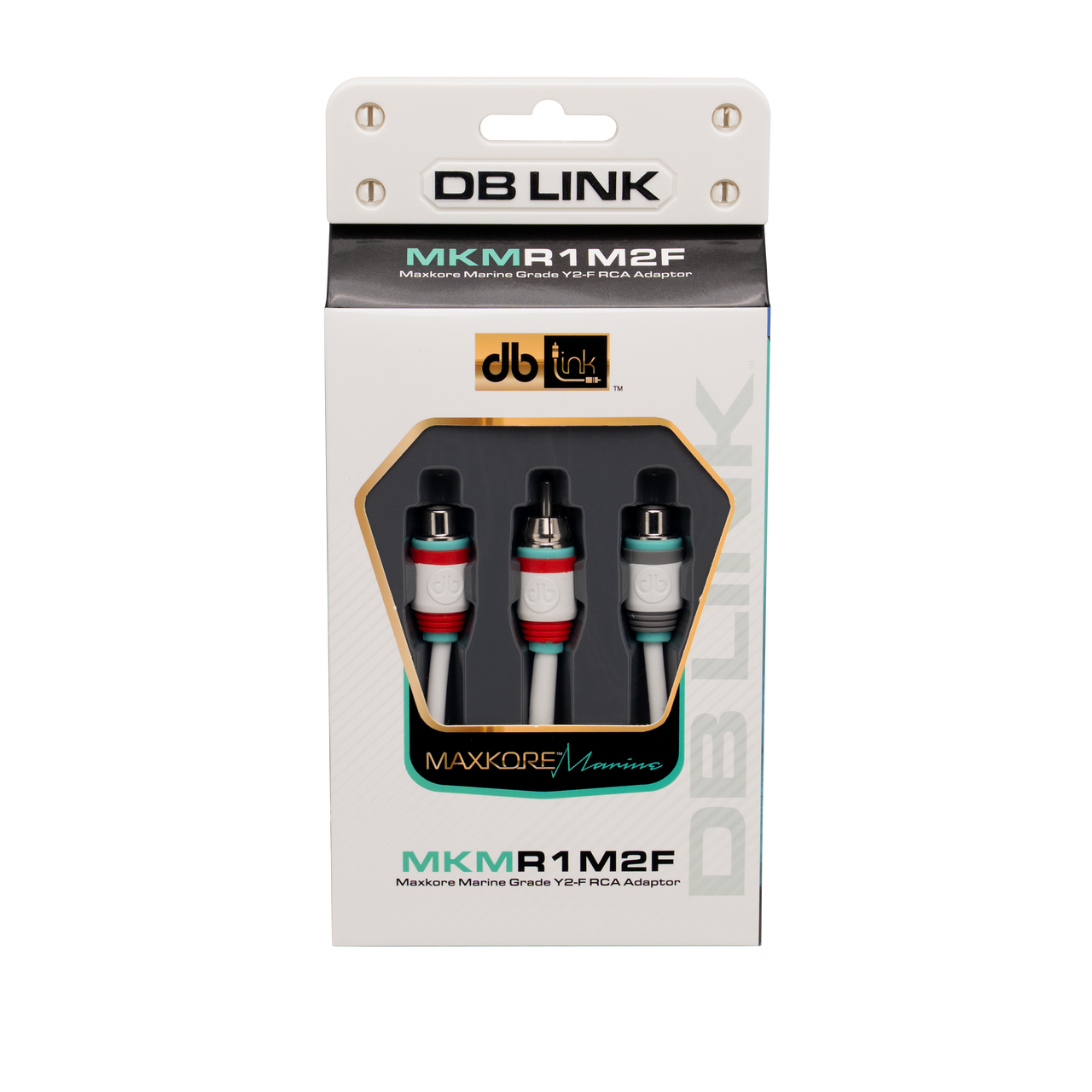 MKMR1M2F : Maxkore Marine 100% OFC, Tinned Anti-Corrosive RCAs Ys 1M/2F