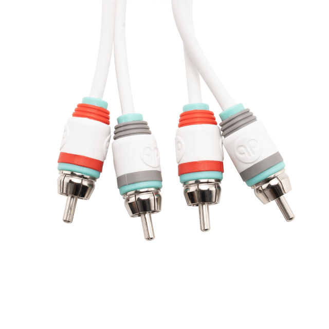 MKMR3 : 3' Maxkore Marine 100% OFC, Tinned Anti-Corrosive RCAs