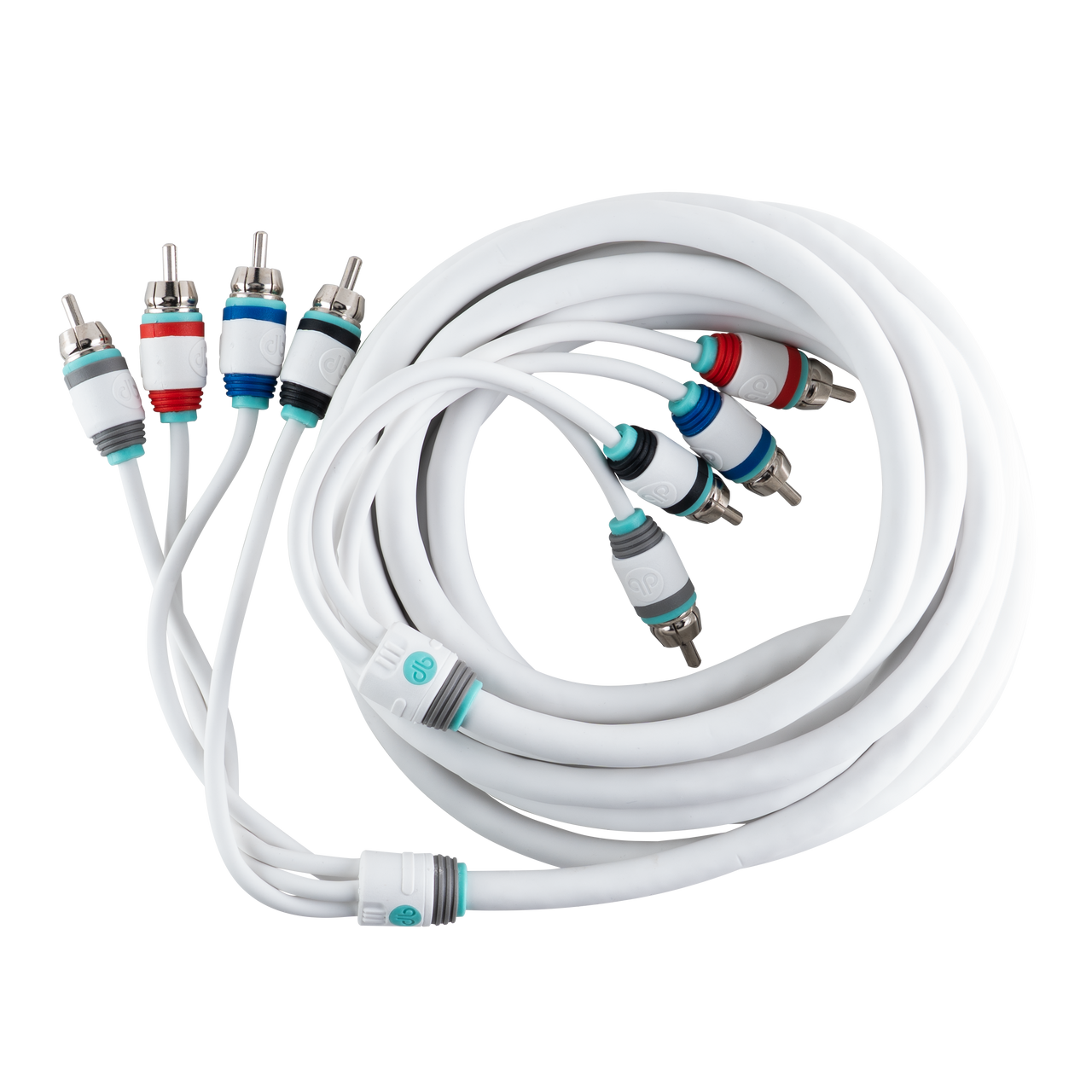 MKMR4-12 : 12' 4 Channel Maxkore Marine 100% OFC, Tinned Anti-Corrosive RCA