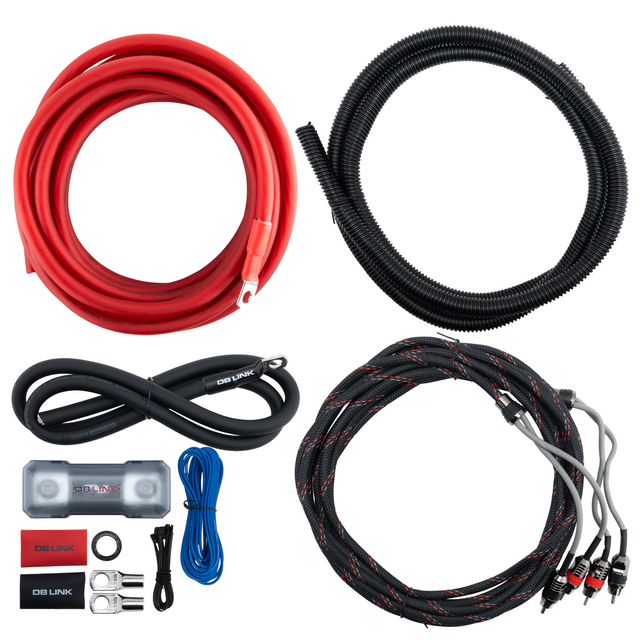 MK-PRK4 : 4 AWG Maxkore+ Premium, 100% OFC, TINNED Anti-Corrosive Amplifier Intallation Kit