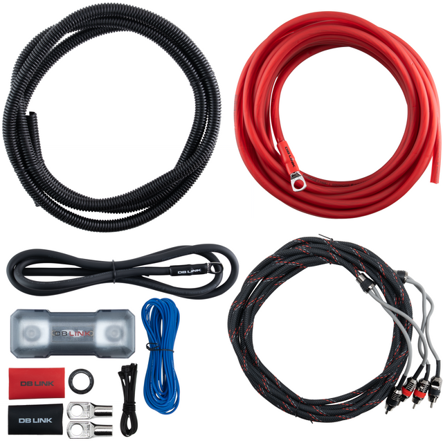 MK-PRK8:  8 AWG Maxkore+ Premium, 100% OFC, TINNED Anti-Corrosive Amplifier Intallation Kit