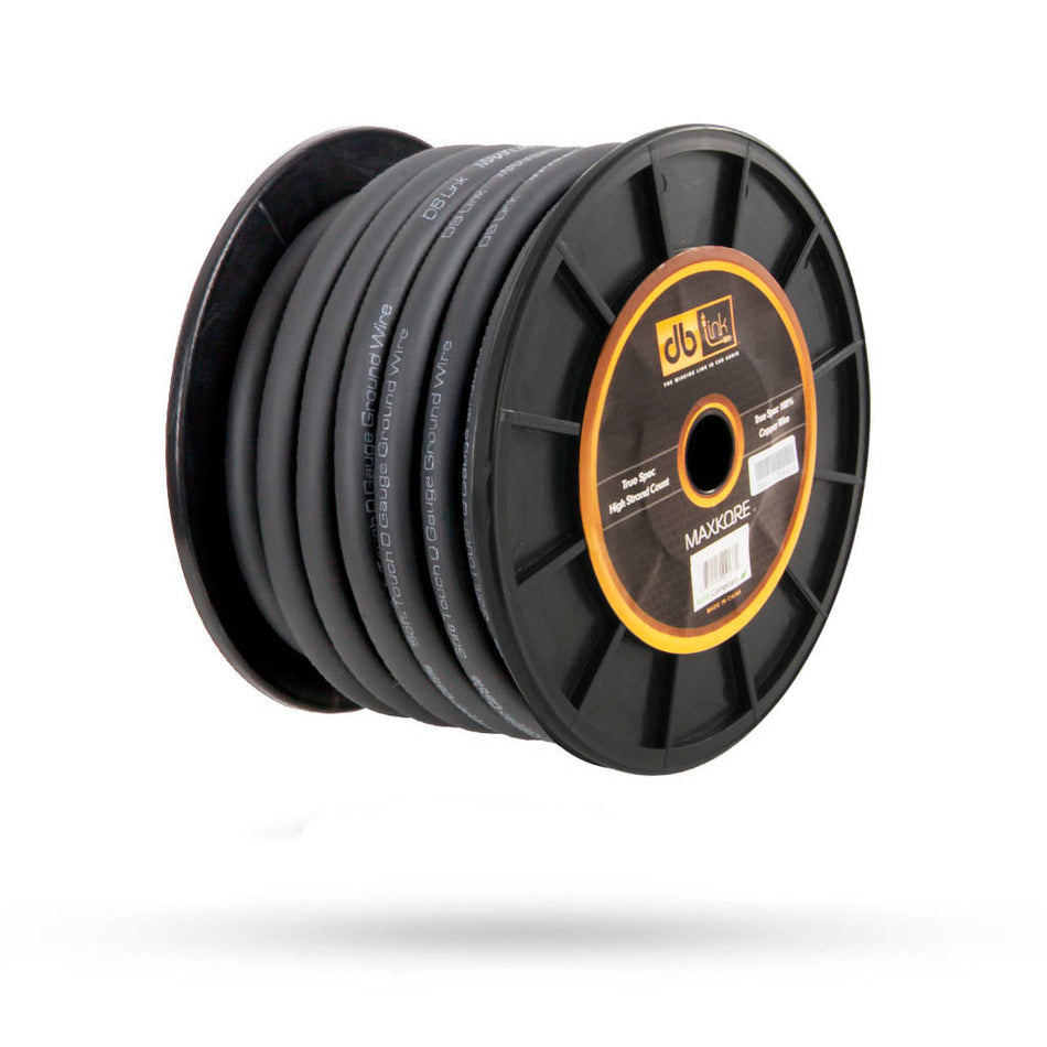 MKPW4BK100 : 4 GA. Black 100ft Maxkore Soft Touch Wire