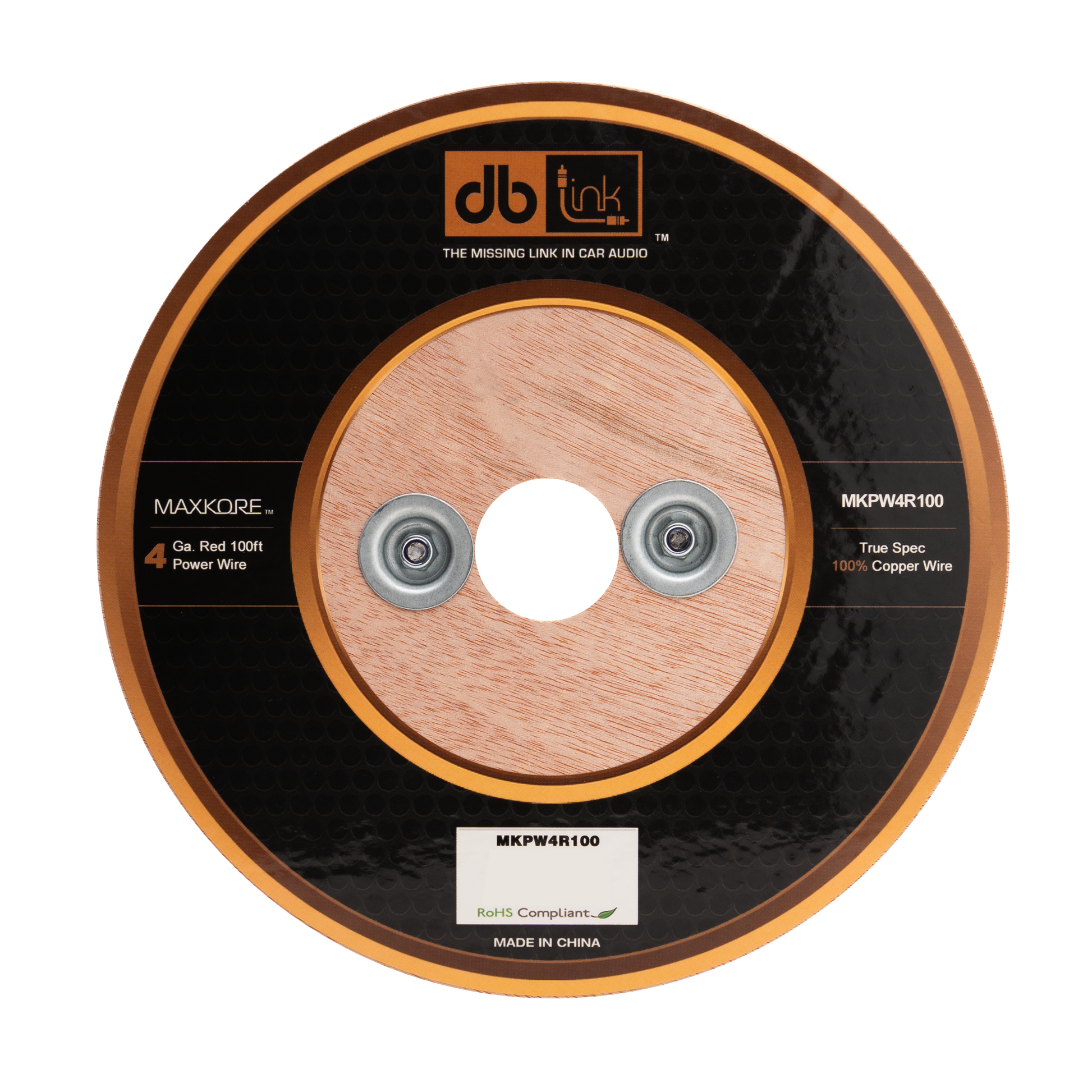 MKPW4R100 : 4 Gauge Red 100 ft. Maxkore Soft Touch Power Wire Roll