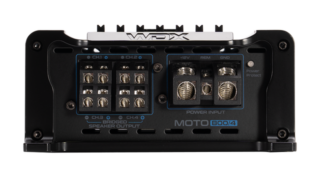 MOTO800/4 : WDX MOTO 4-Channel Class D Amplifier MOTO800/4 : WDX MOTO 4-Channel Class D Amplifier