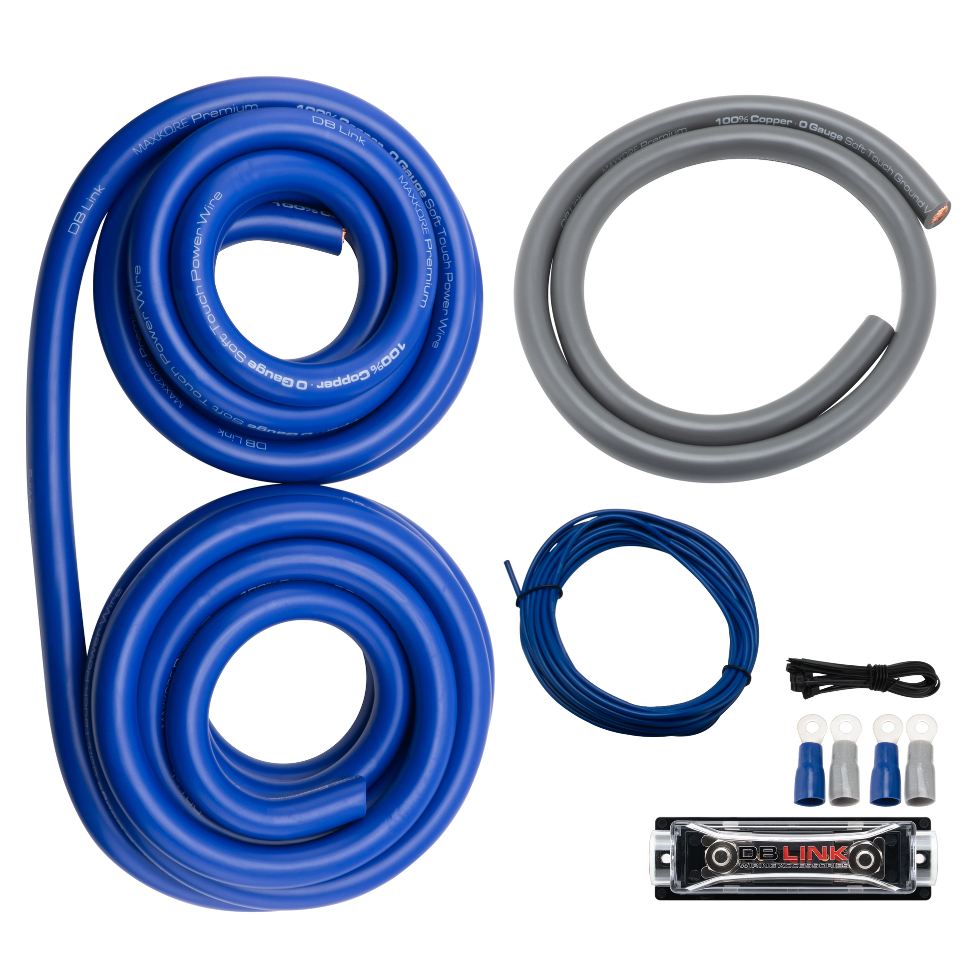 MX0ANL : 0 Gauge Maxkore 100% Copper ANL Amplifier Wiring Kit – DB
