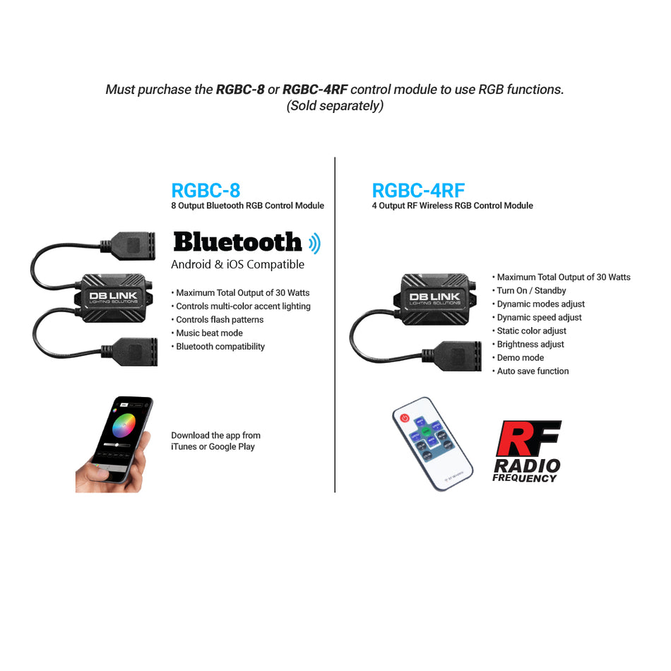 DBLB42RGB : 42in Osram Led Light Bar W/RGB High Light Function RGB Controller Sold Separate