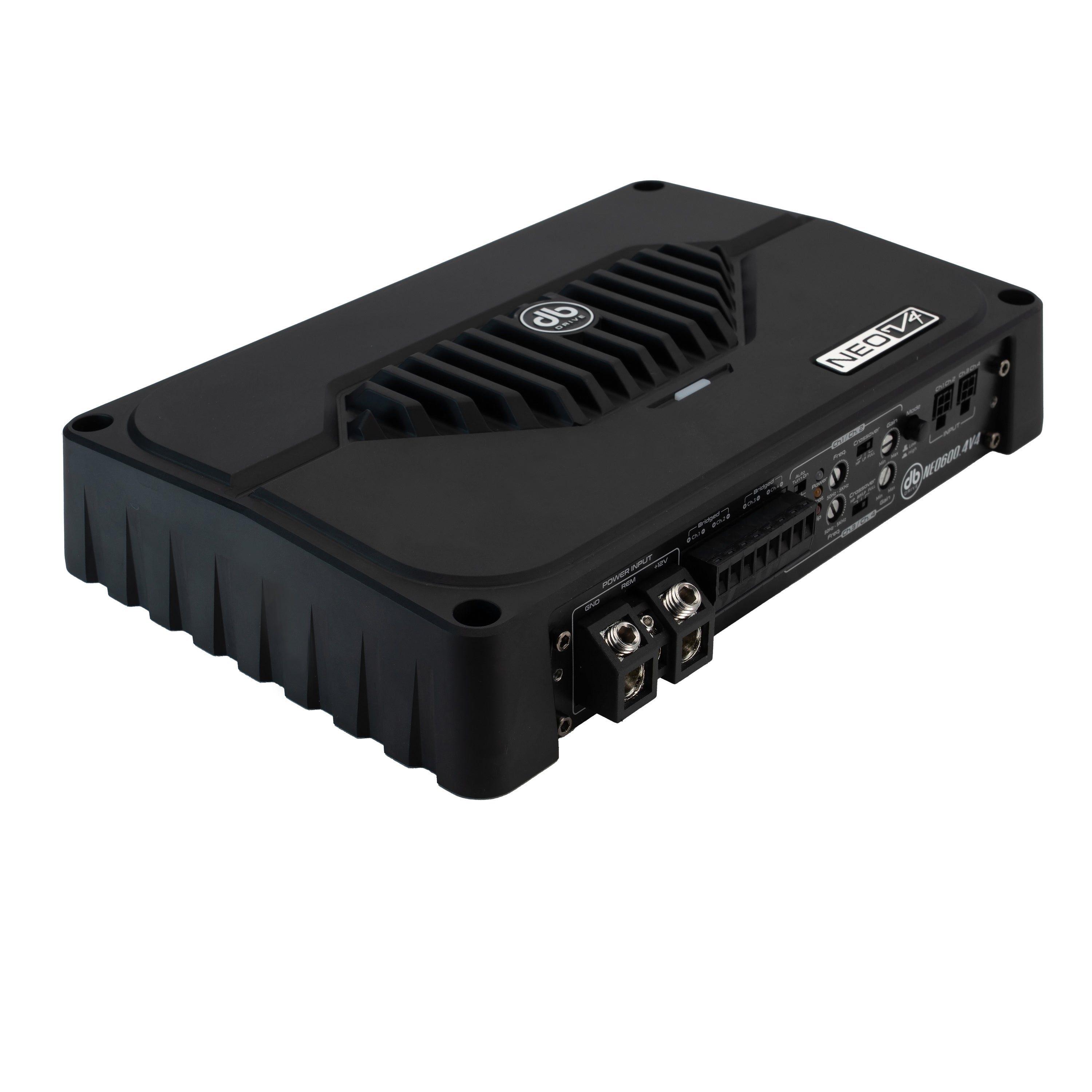 NEO600.4V4: 4-Channel Powersports Amplifier – DB Drive