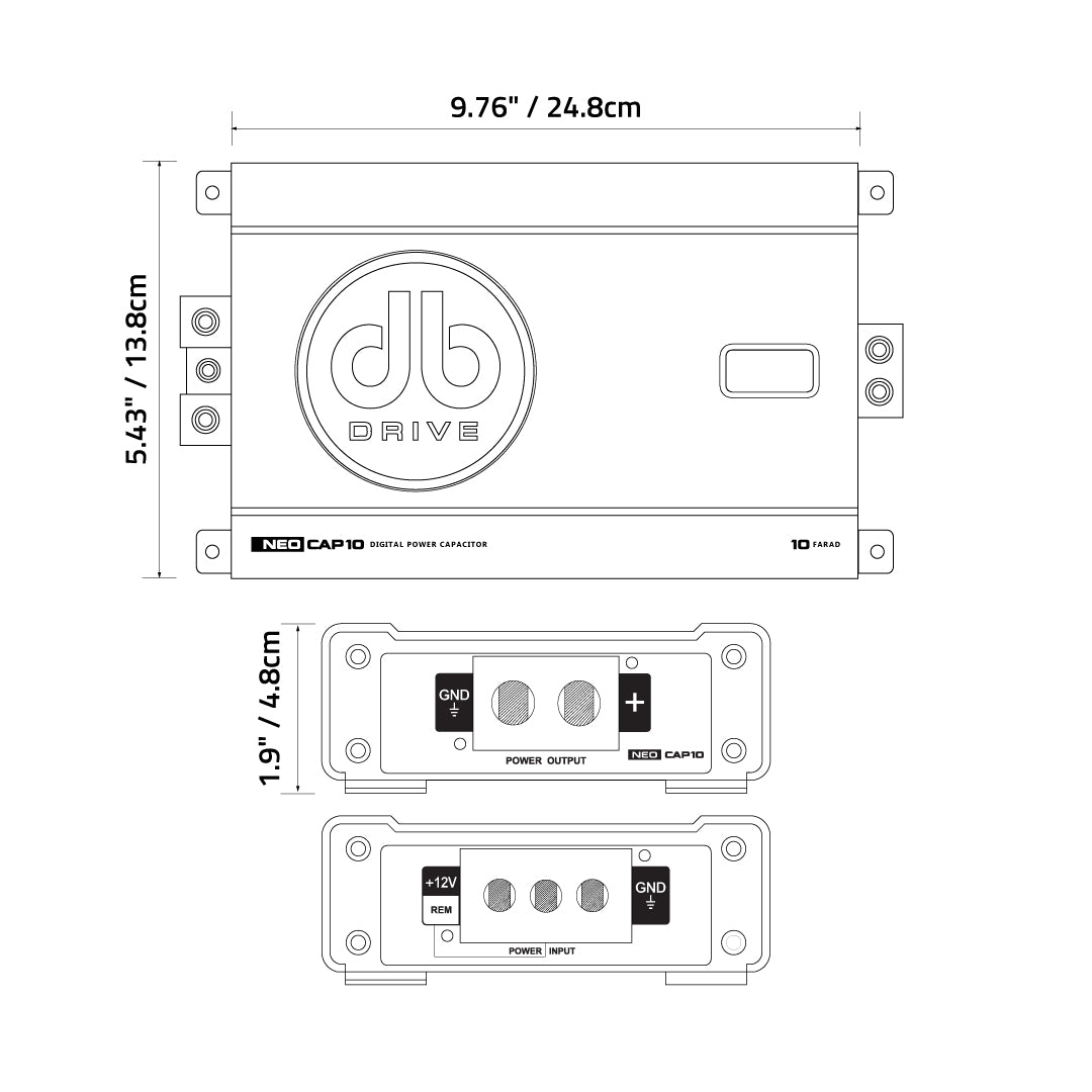 NEOCAP10 : NEO 10 Farad Capacitor – DB Drive